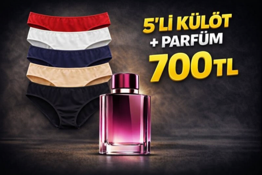 5'Lİ KÜLOT+PARFÜM 800  TL