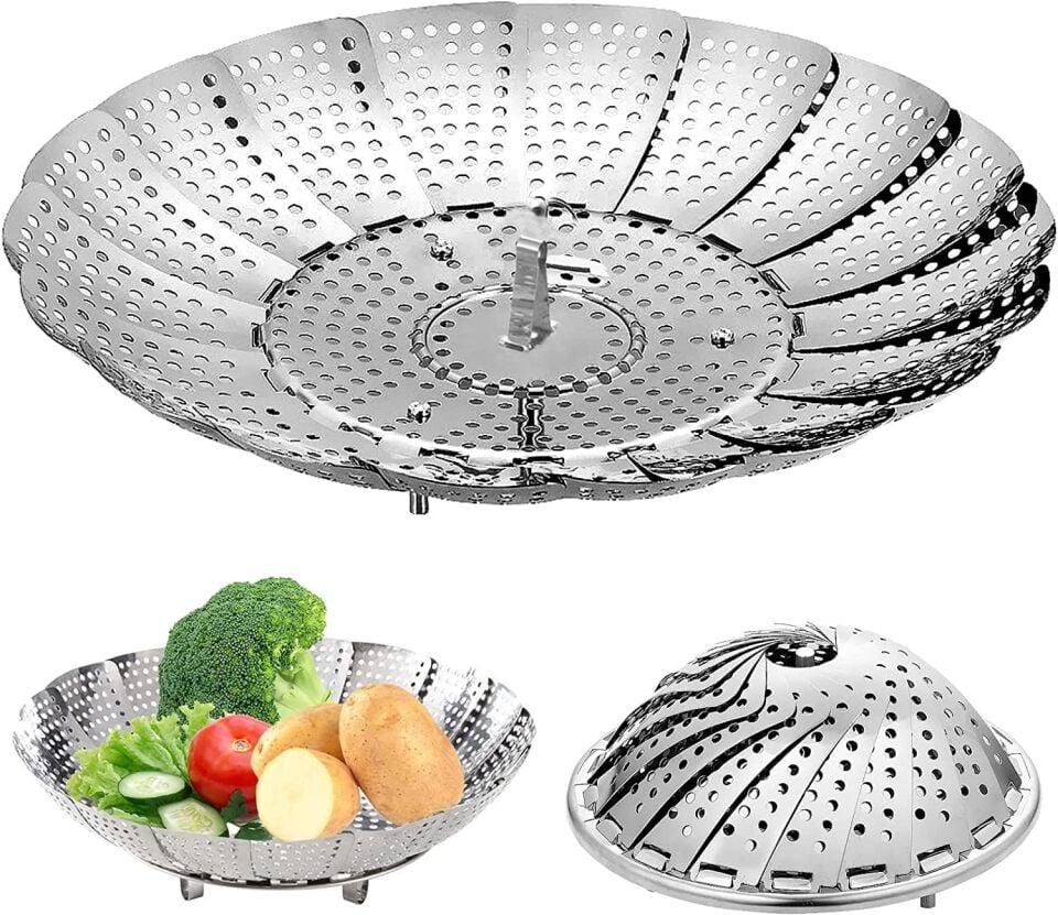 Paslanmaz Çelik Buharda Pişirme Sepeti