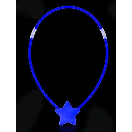 Glow Yıldız Kolye - Glow Kolye - Glow Partisi Yıldız Kolye 6 Adet