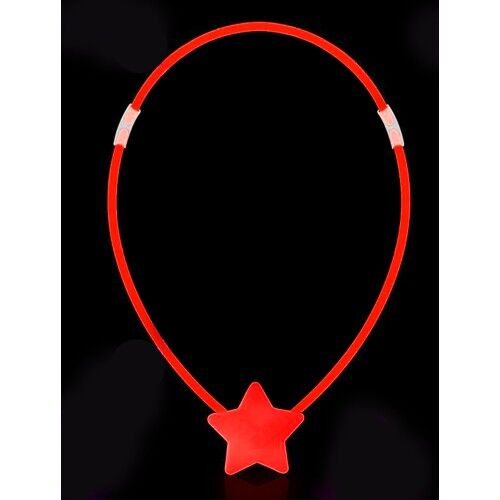 Glow Yıldız Kolye - Glow Kolye - Glow Partisi Yıldız Kolye 6 Adet