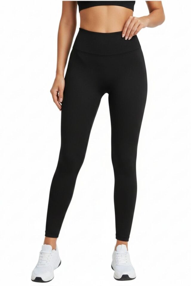 Dikişsiz (Seamless) Yüksek Bel Toparlayıcı Spor Tayt - R9800-2