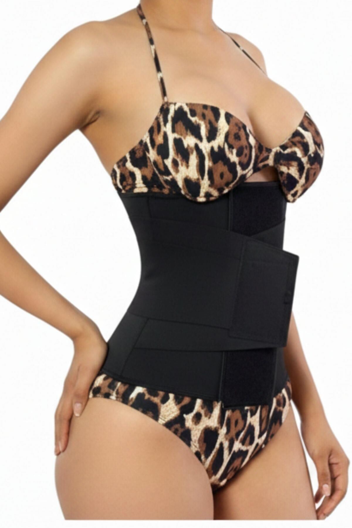 CIRTLI KORSE SİYAH KADIN AK4222