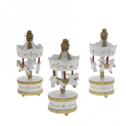 Dekoratif 6'lı Beyaz Mini Atlı Karınca