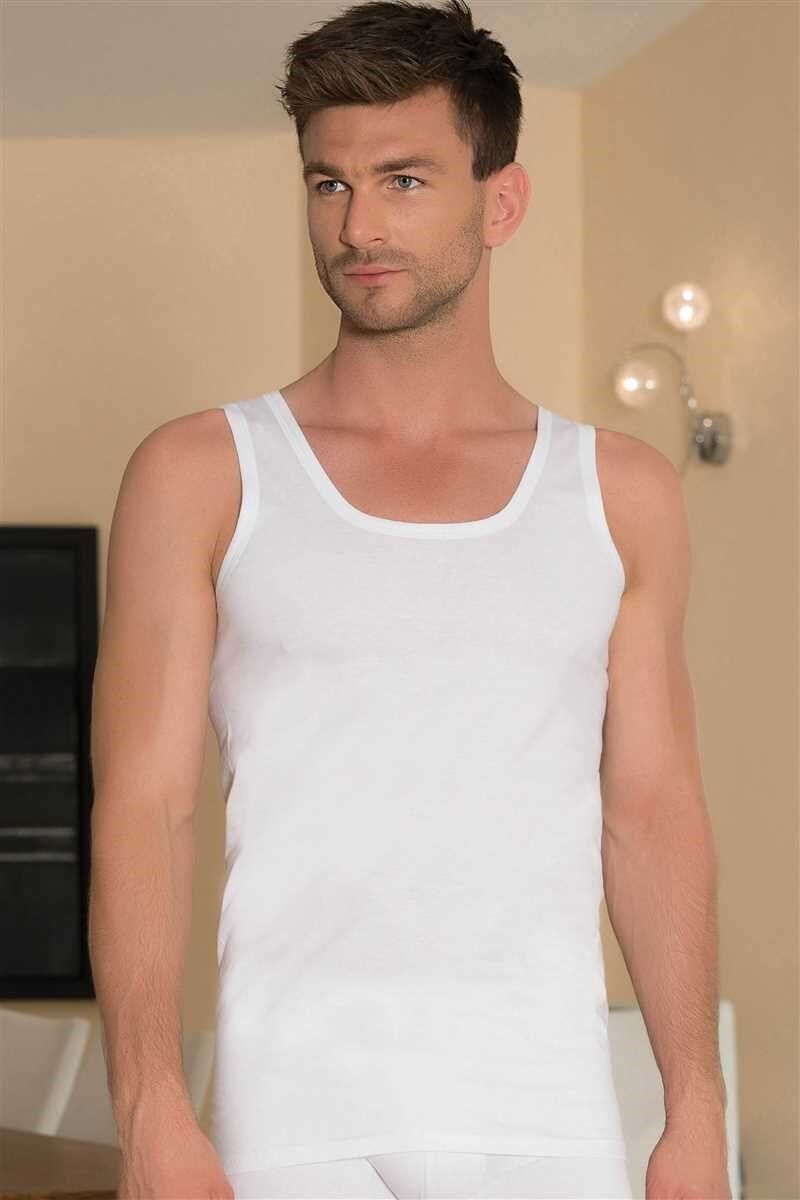 Erkek Pamuklu Askılı Klasik Atlet (0300)