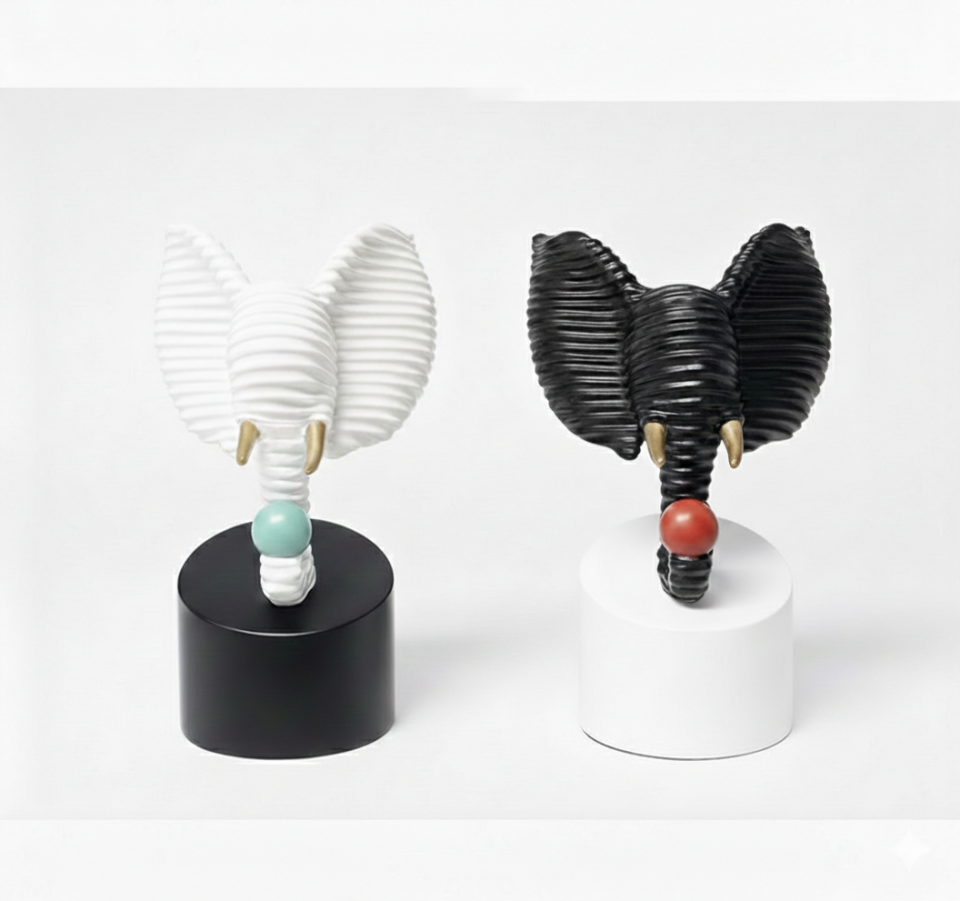 Özel Tasarım Polyester Fil Büstü