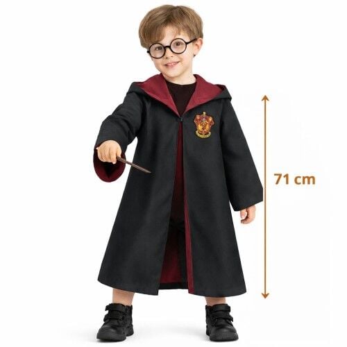 Harry Potter Bebek Kostüm Seti – Asa Gözlük Pelerin 71 cm (2-4 Yaş)