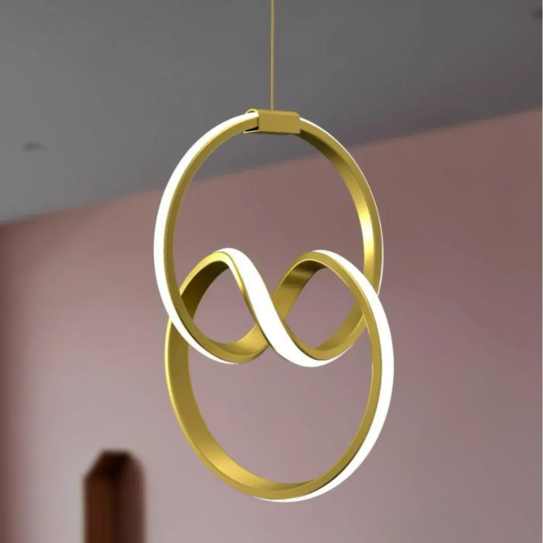 Emily Eskitme Tekli Sarkıt Led Günışığı Ultra Ledli Salon Mutfak Oda Hol Ledli Avize