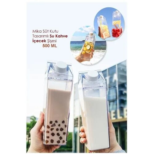 Süt Kutusu Meyve Suyu Taşıma Şişesi