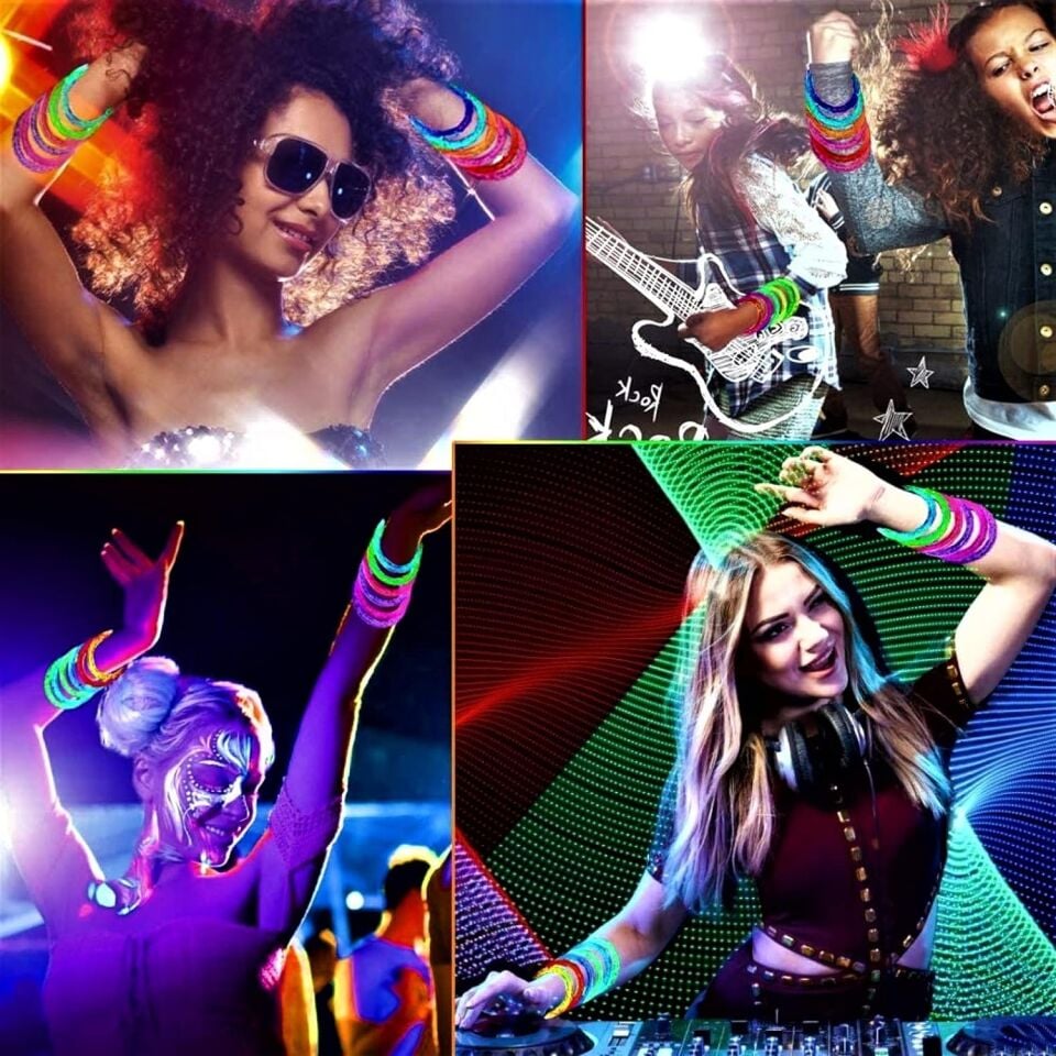 LED Işıklı Pilli Parti Bilekliği