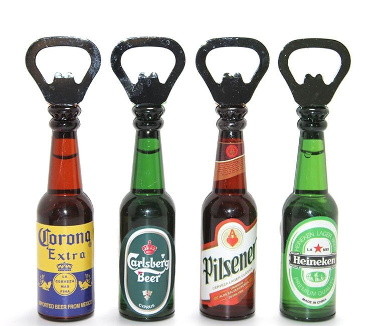 Mini İçecek Şişesi Tasarımlı Magnetli Şişe Açacağı - Model 1