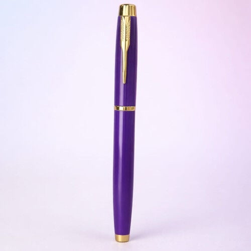 Toptan Mor Metal Roller Kalem