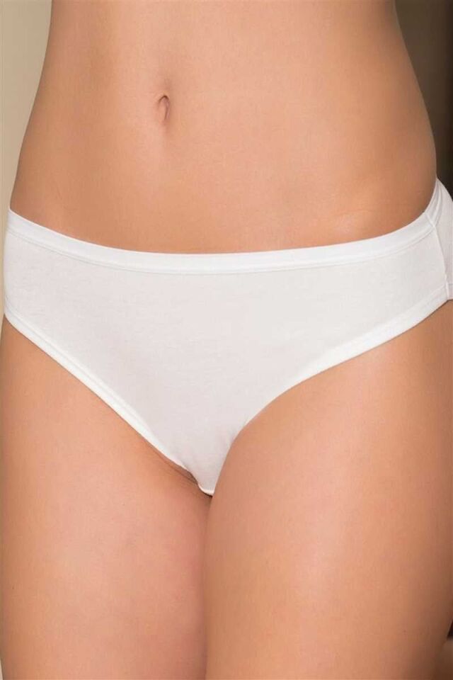 Kadın Pamuklu Ribana Slip (2687)