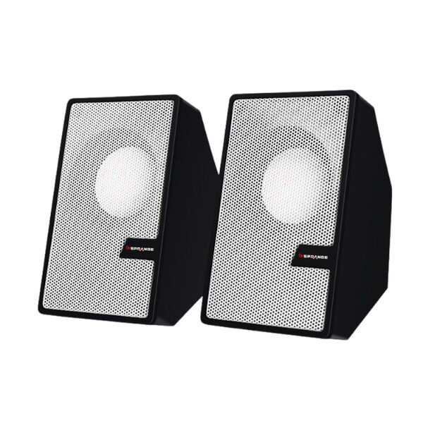 Beyaz USB 2.0 + 3.5mm USB Hoparlör