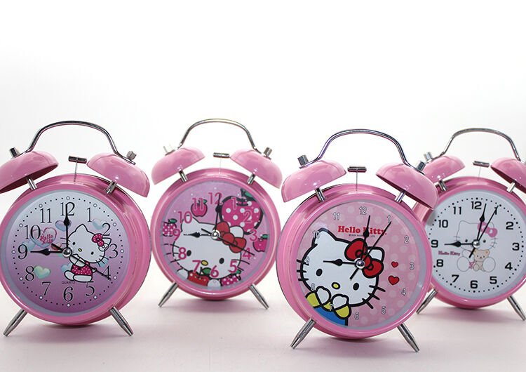 Kuromi, Hello Kitty, Mickey Mouse Masa Üstü Çalar Saat