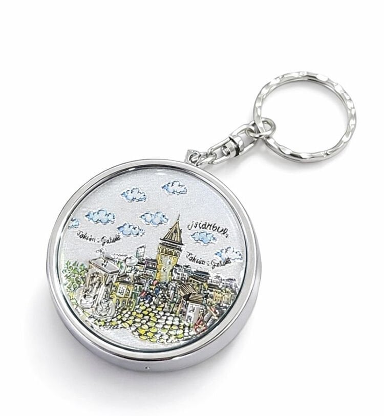 İstanbul Temalı Küllük Anahtarlık - Model 2