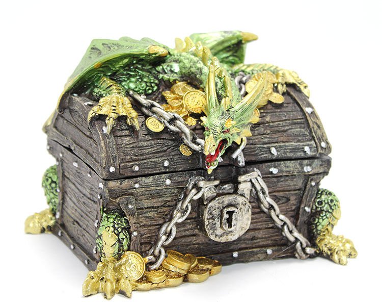 Dragon Tasarımlı Polyester Kutu