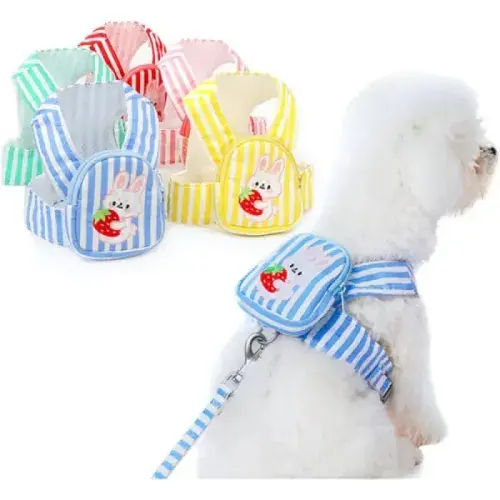 Çantalı Göğüs Gezdirme Tasması Seti