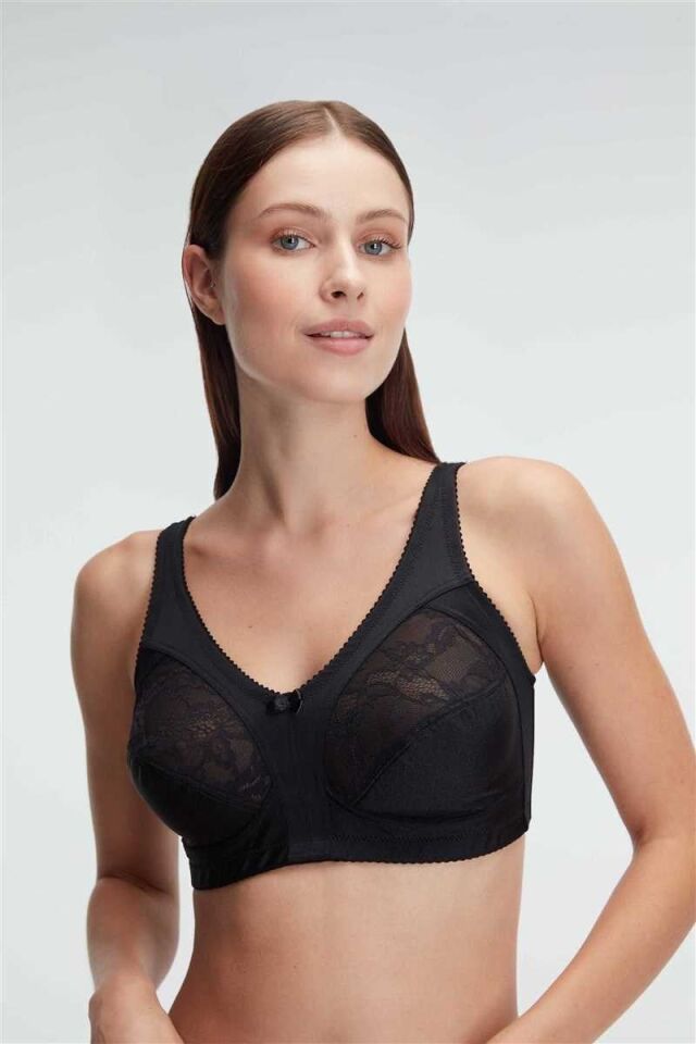 Anıl 3803 Günlük Desteksiz Balensiz Kaplı Yazlık Dantel Detaylı Toparlayıcı Sütyen