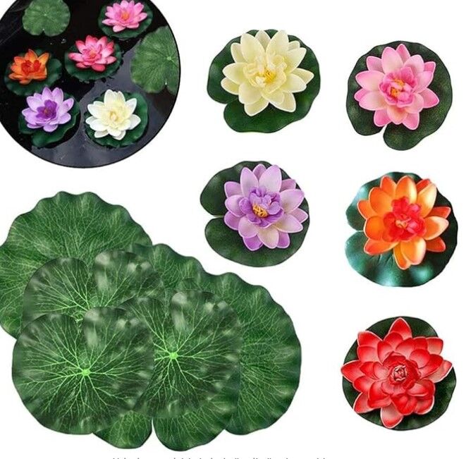 Dekoratif Yapay Lotus Çiçeği