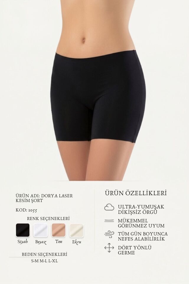 LAZER KESİM BOXER KADIN 1055