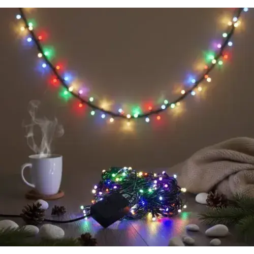 LED Damla Uçlu RGB Dekoratif Işık 10 Metre 100
