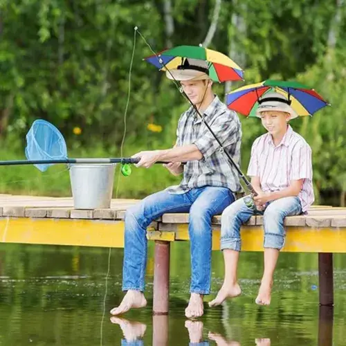 Gökkuşağı Kafa Şemsiyesi