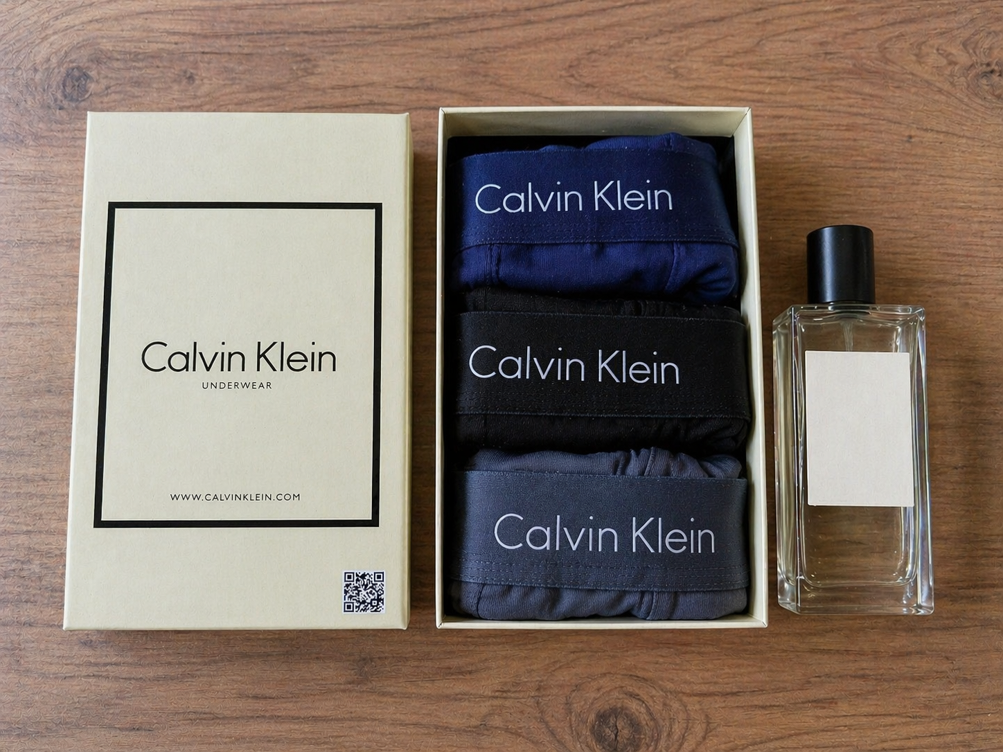 C K 3 Renkli Premium Boxer+Parfüm