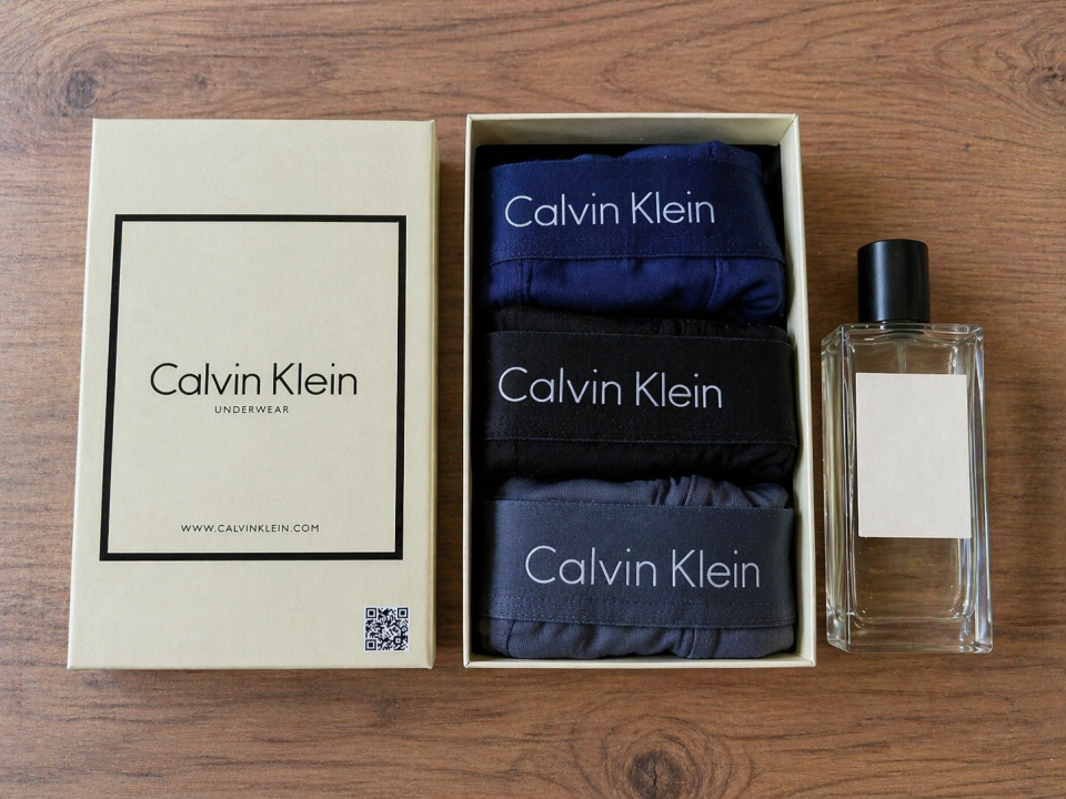 C K 3 Renkli Premium Boxer+Parfüm