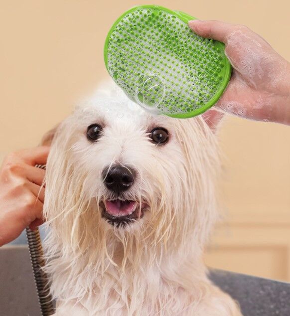 Evcil Hayvan Silikon Tüy Toplama Yıkama Fırçası