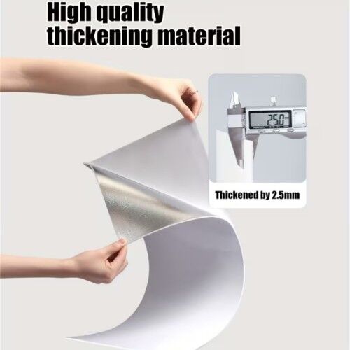 VİNİL BEYAZ MERMER DESENLİ ALÜMİNYUM PLASTİK DUVAR STİCKER (30X30)