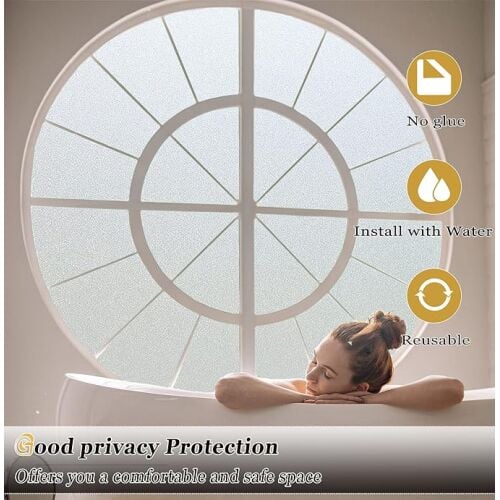 UV Engelleyici Buzlu Cam Filmi 2 Metre x 45 Cm.