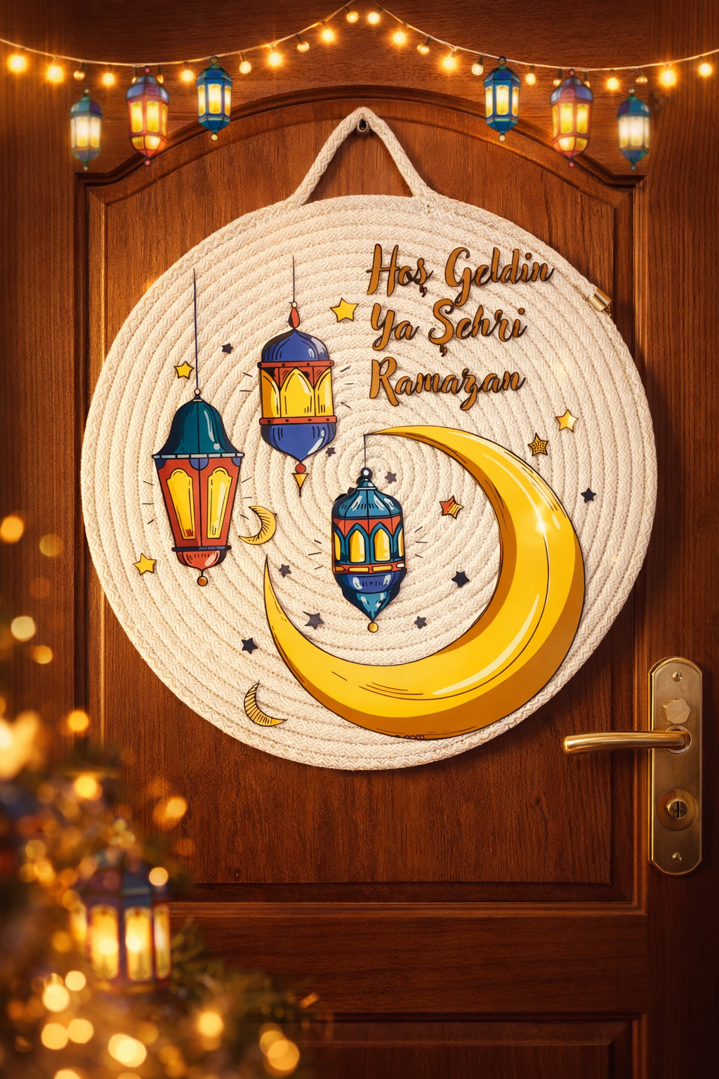 Hoş Geldin Ya Şehri Ramazan Kapı ve Duvar Süsü
