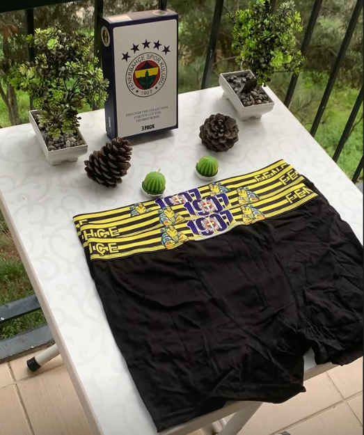 Taraftar Yeşilli Sarılı  Premium Boxer