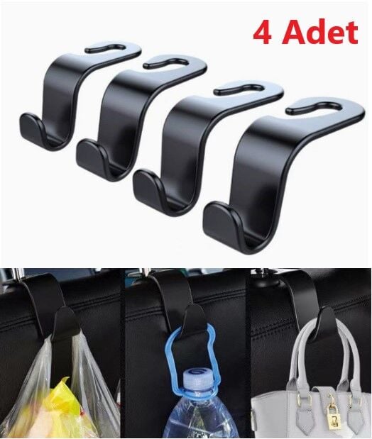 4  Adet Araba Koltuk Arkası Askı