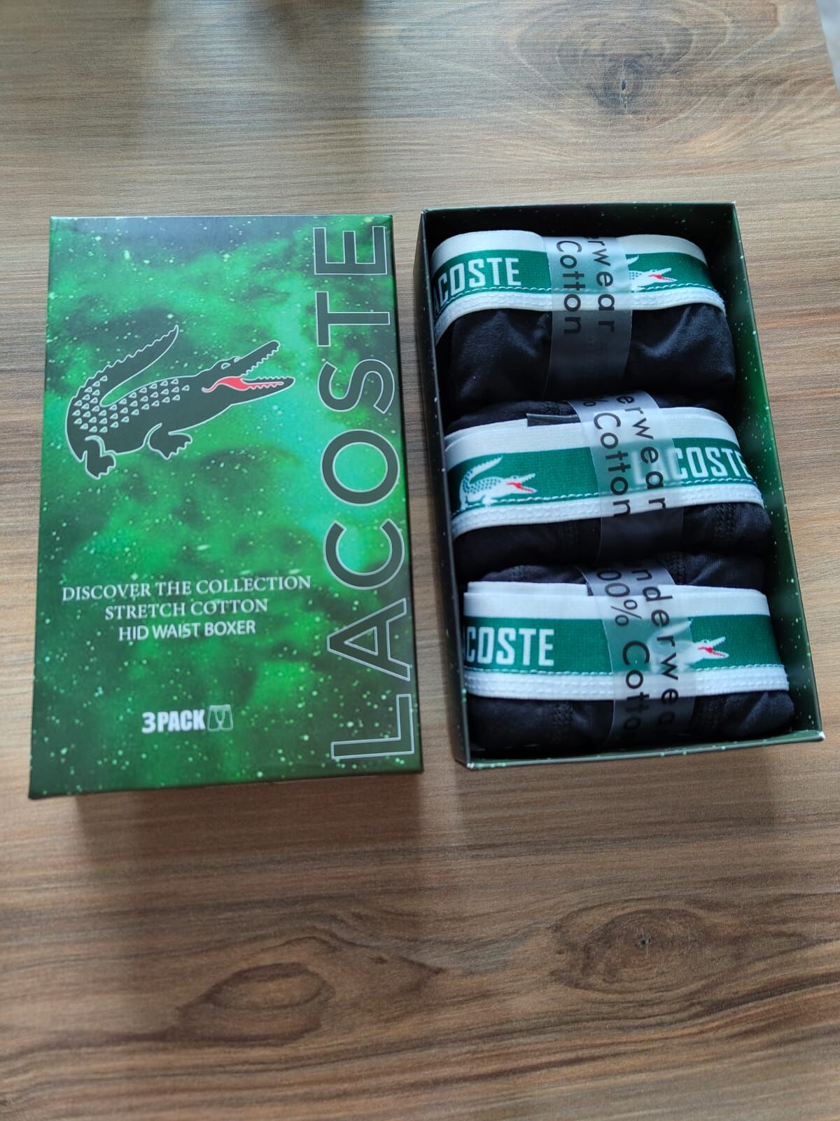 Lacoste  Yeşil Bantlı Premium Boxer