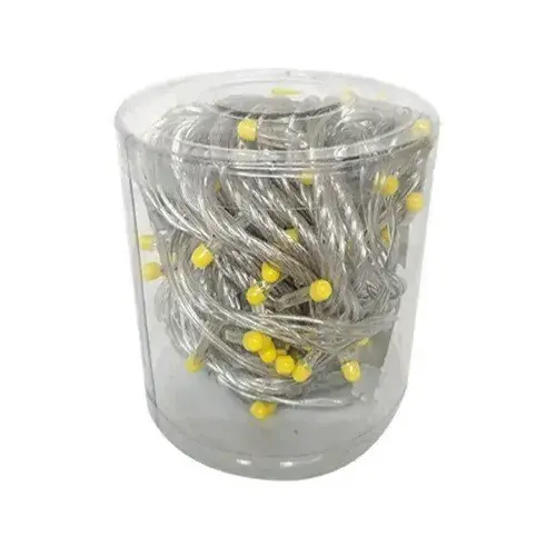 10m 100 LED Damla Uçlu Gün Işığı Şeffaf Kablo