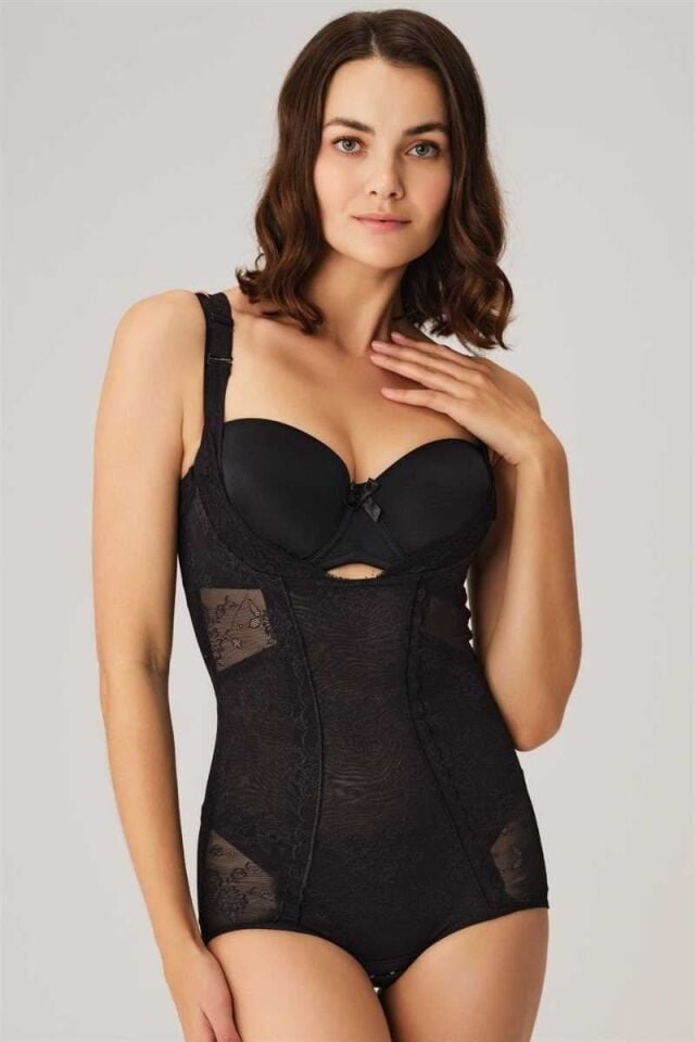 Kadın Toparlayıcı Bel İnceltici Dikişli Alttan Kancalı Sıkı Badi Korse (2518)