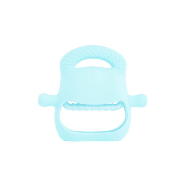 Mavi Bebek Silikon Diş Kaşıyıcı