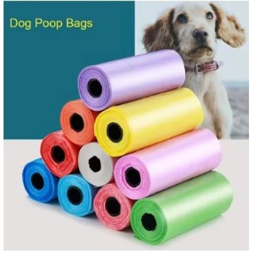 Köpek Dışkı Poşeti 4lü Düz Renk Set