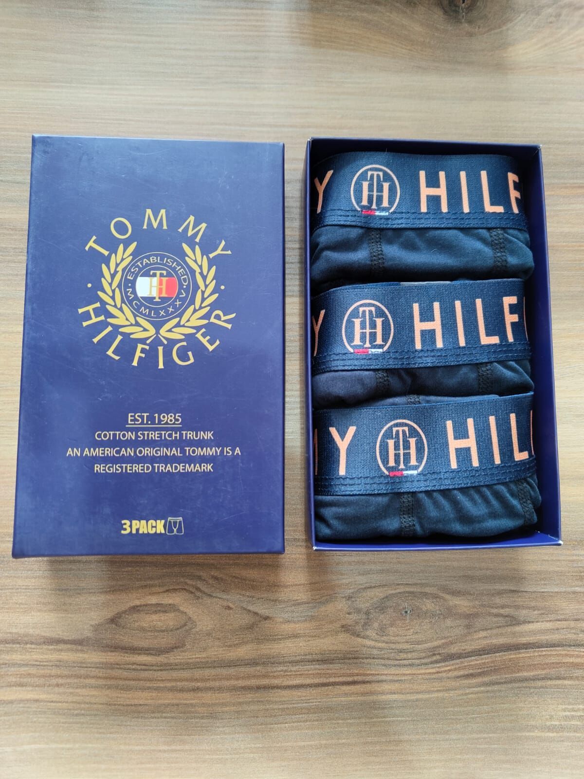 Tommy Hilfiger Lacivert Premium Boxer