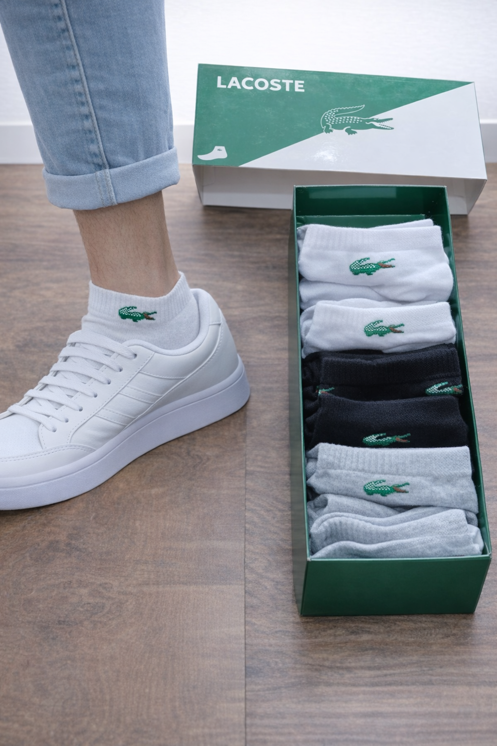 Lacoste Unisex 6'lı Çorap
