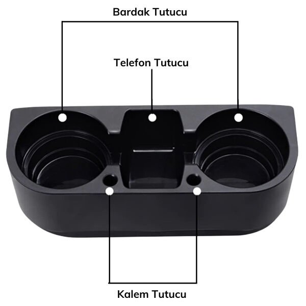 Oto Koltuk Yanı Bardak Tutucu Organizer