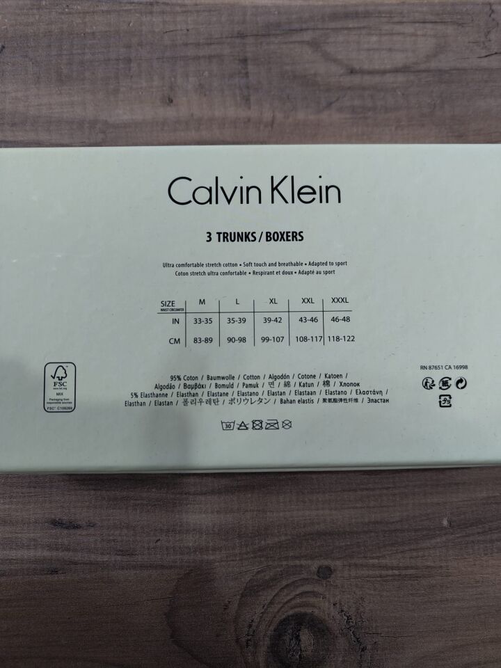 C K 3 Renkli Premium Boxer