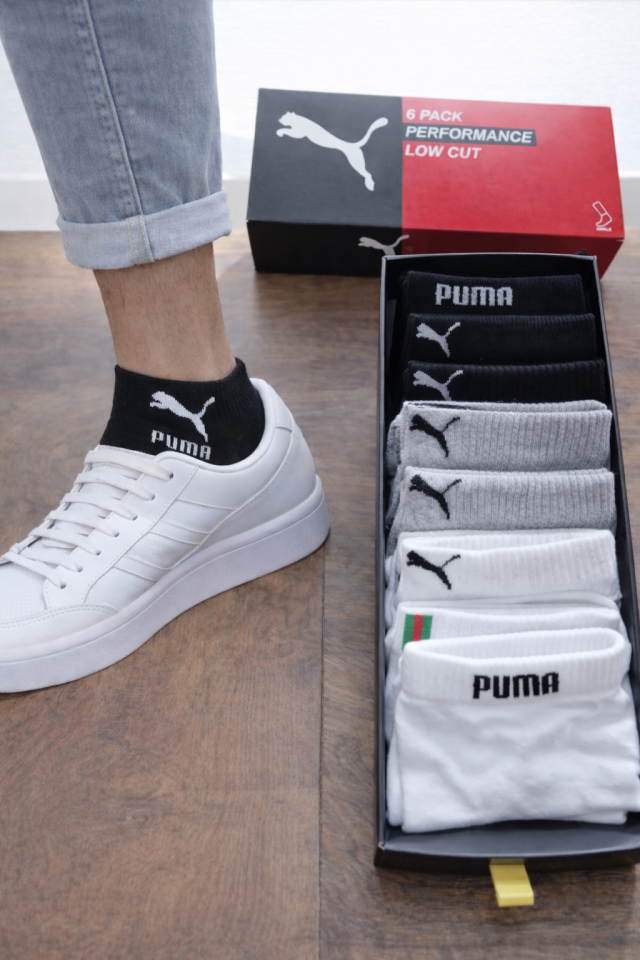 Puma Unisex 6'lı Çorap