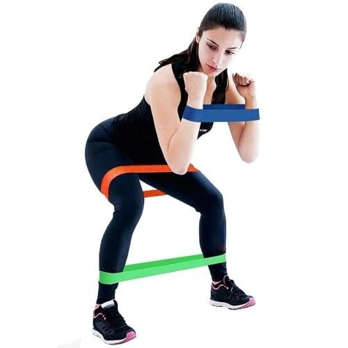 Pilates Direnç Lastiği Seti 5 Adet