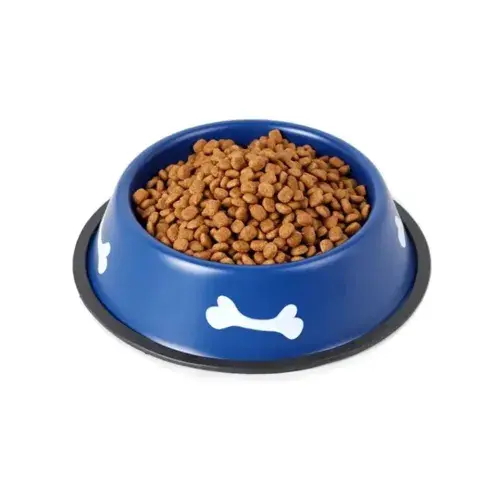 Renkli Kemik Desenli Metal Mama Kabı