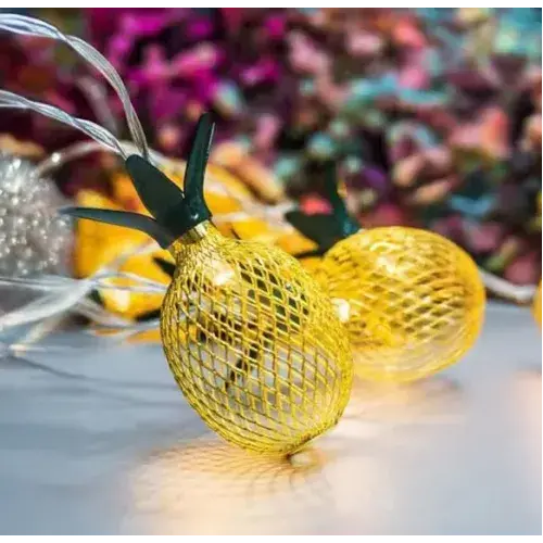 2 Metre 10 LED Pilli 2 Kademeli Ananas Led Işık