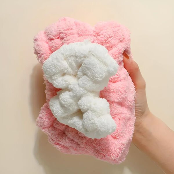 Mikrofiber Örgü Saç Kurutma Bone Havlu