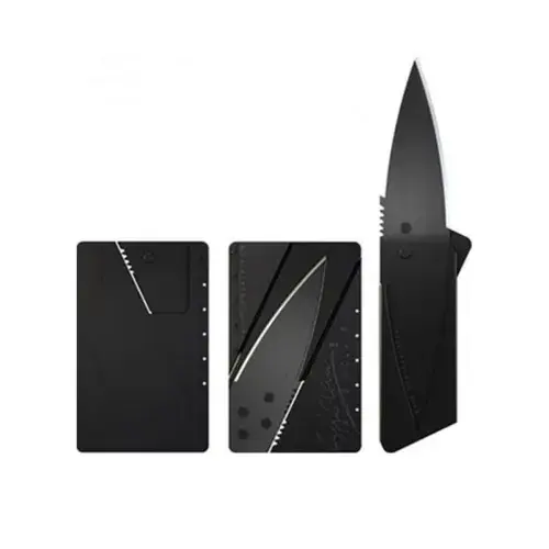 Kredi Kartı Şeklinde Katlanabilir Bıçak
