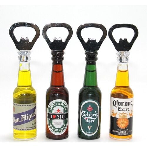 Mini İçecek Şişesi Tasarımlı Magnetli Şişe Açacağı - Model 2